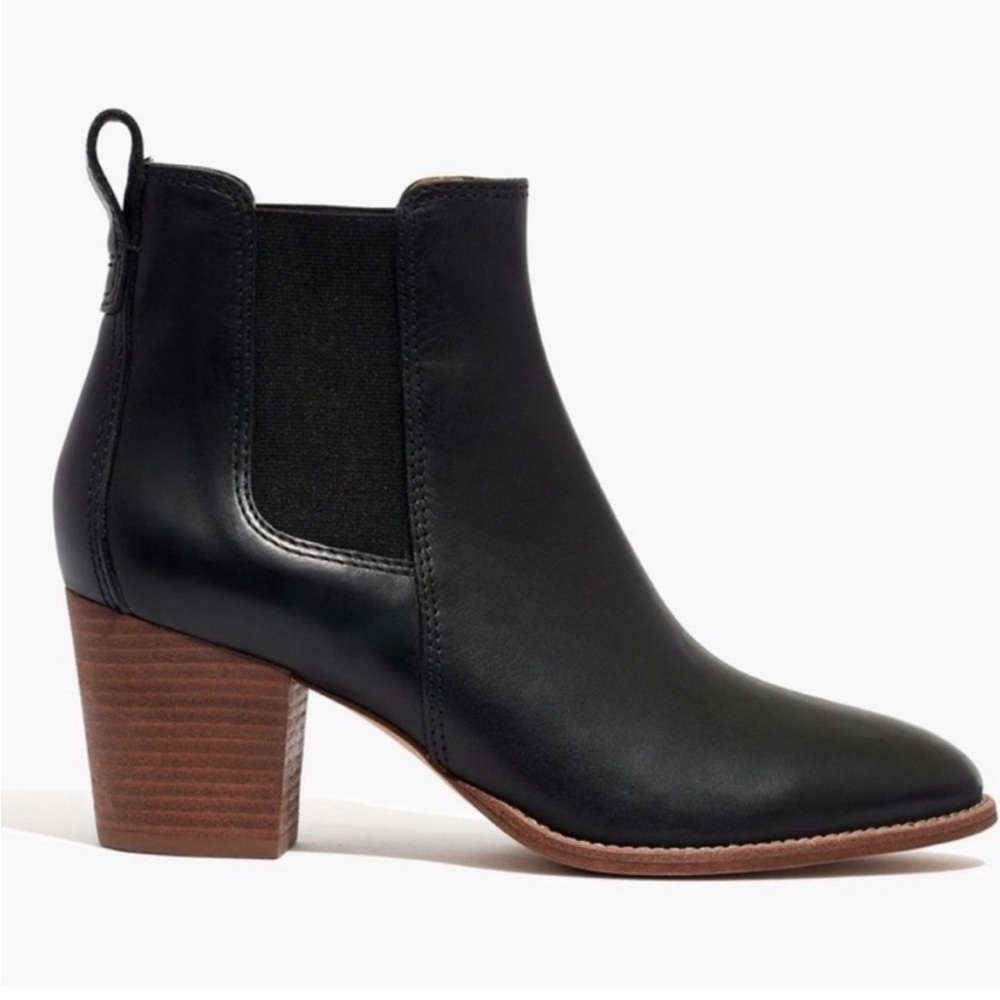 Madewell black booties 9.5